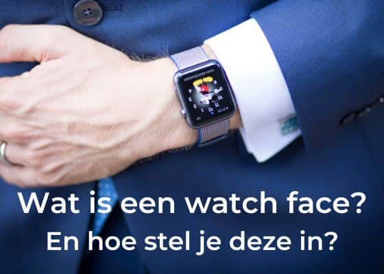 smartwatch watch face instellen