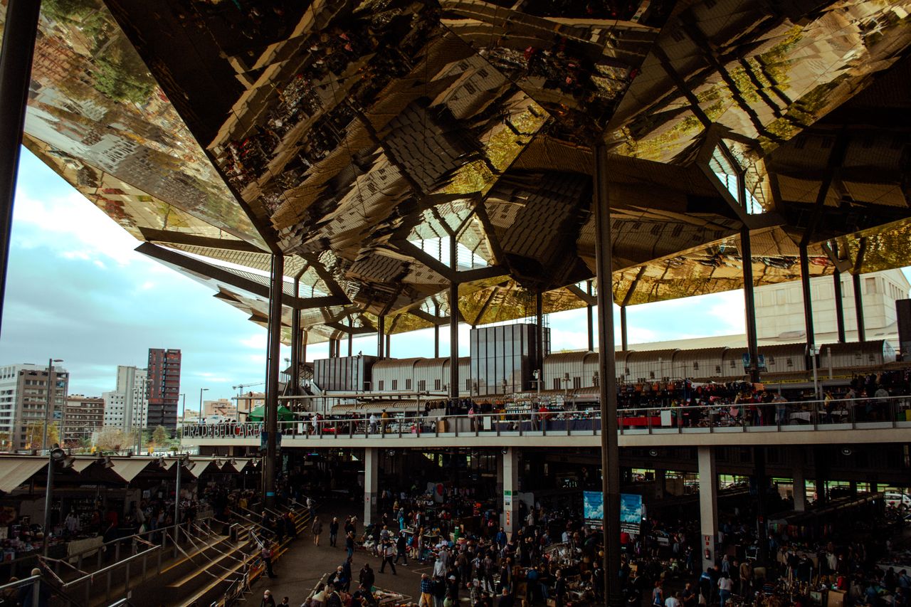 Drukke beurs